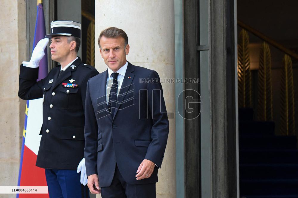 Arrivals At Coalition of the Willing Summit - Paris