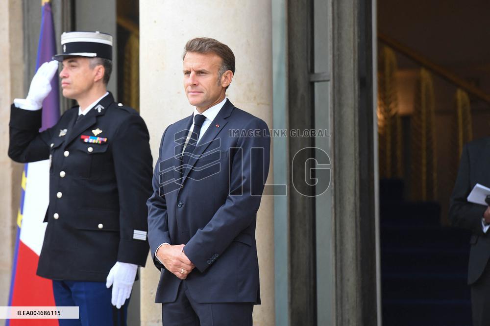 Arrivals At Coalition of the Willing Summit - Paris