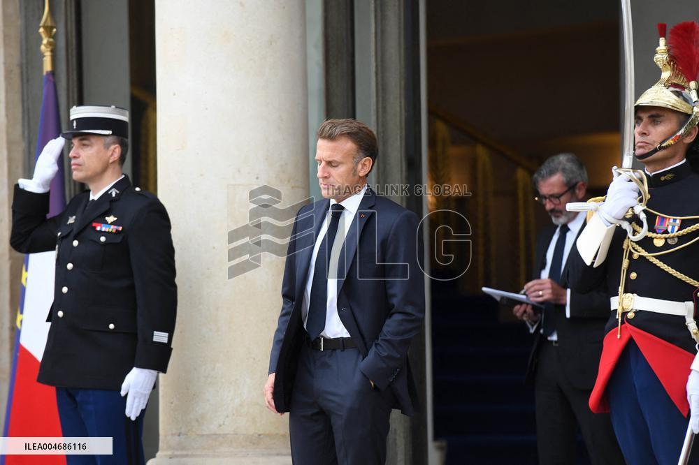 Arrivals At Coalition of the Willing Summit - Paris