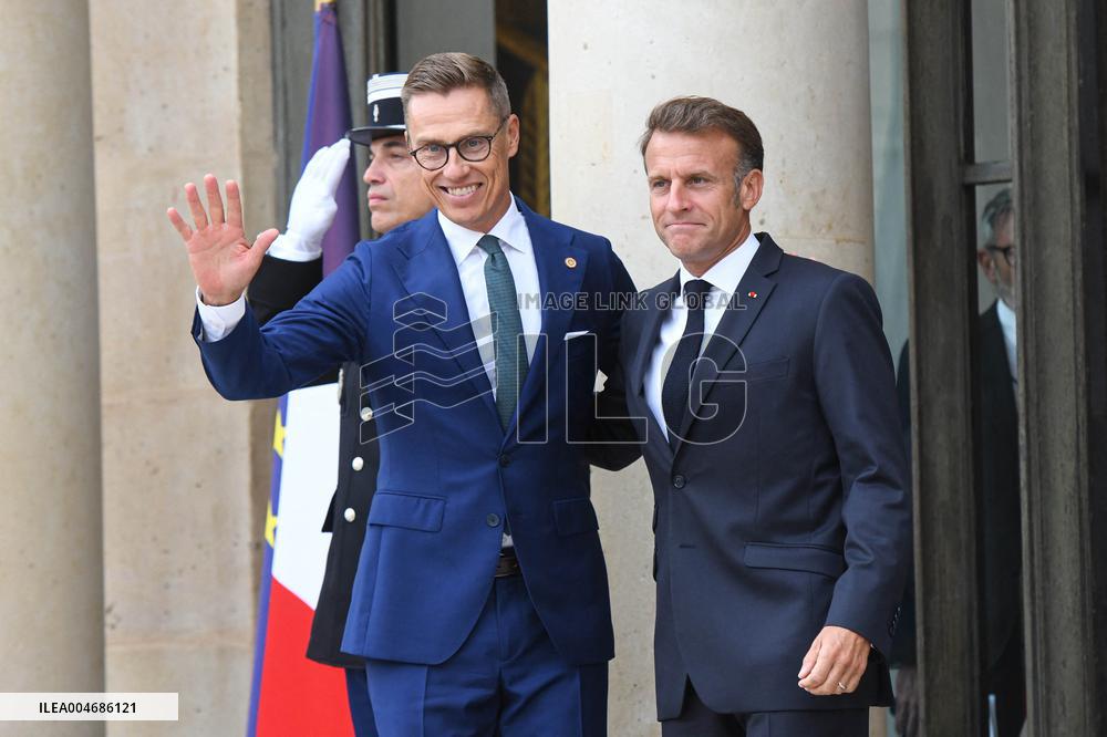 Arrivals At Coalition of the Willing Summit - Paris