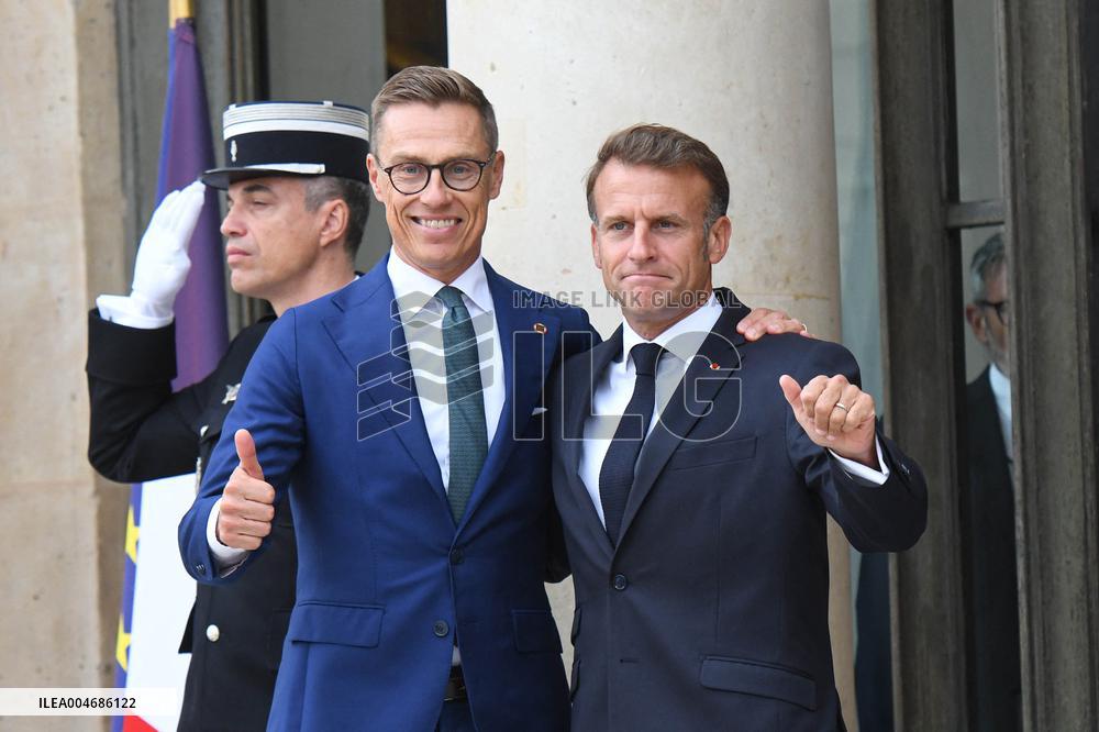 Arrivals At Coalition of the Willing Summit - Paris