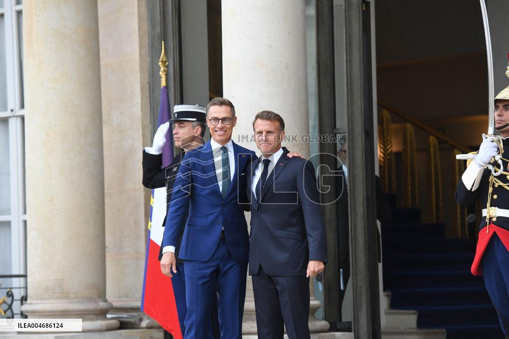Arrivals At Coalition of the Willing Summit - Paris