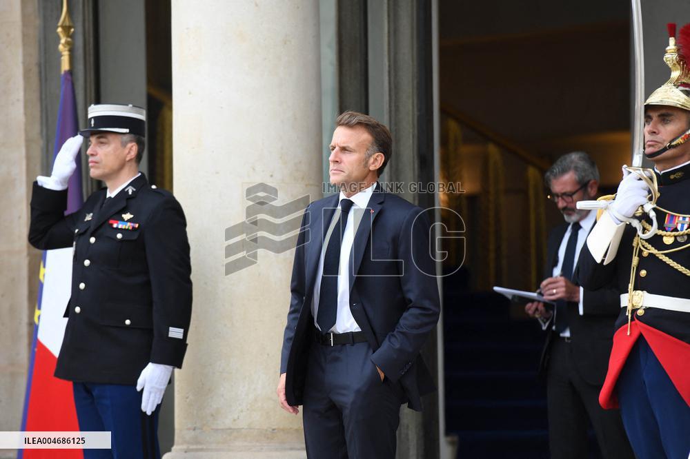 Arrivals At Coalition of the Willing Summit - Paris