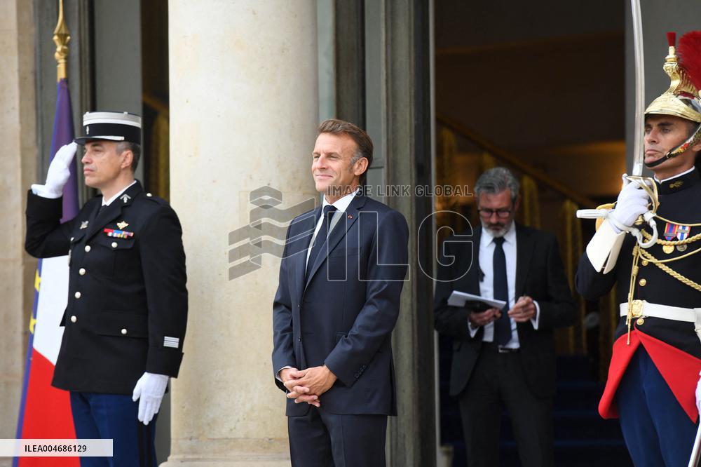 Arrivals At Coalition of the Willing Summit - Paris
