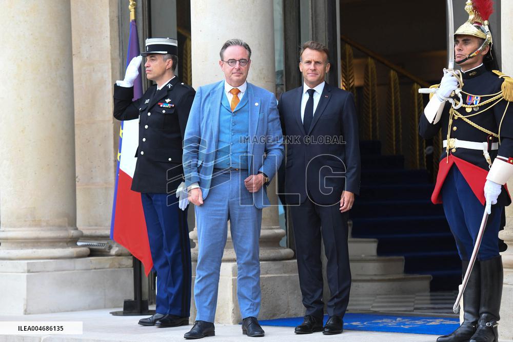 Arrivals At Coalition of the Willing Summit - Paris
