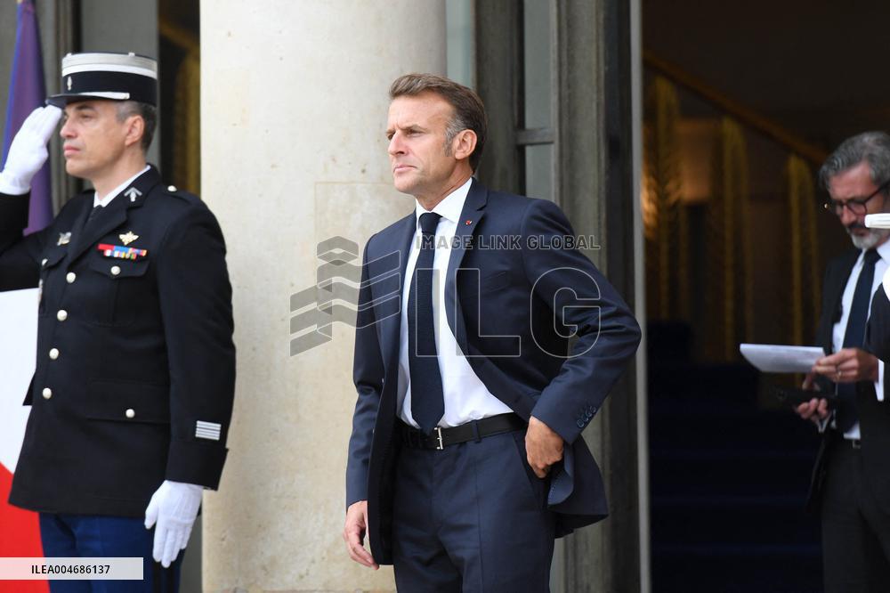 Arrivals At Coalition of the Willing Summit - Paris