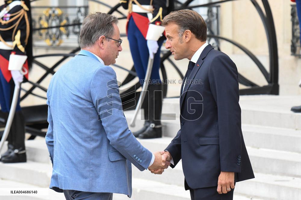 Arrivals At Coalition of the Willing Summit - Paris
