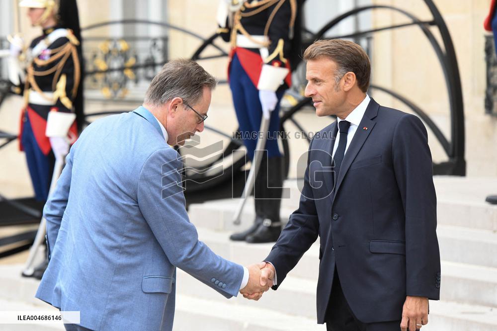 Arrivals At Coalition of the Willing Summit - Paris