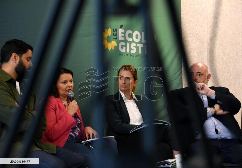 Les Ecologistes Press Conference - Paris
