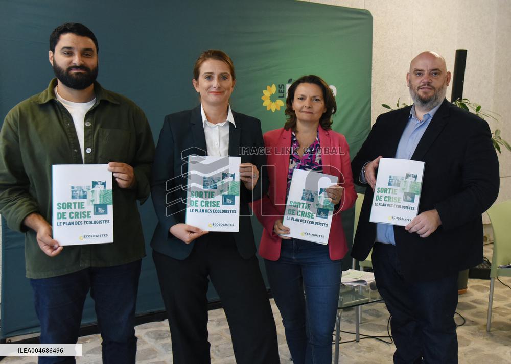 Les Ecologistes Press Conference - Paris