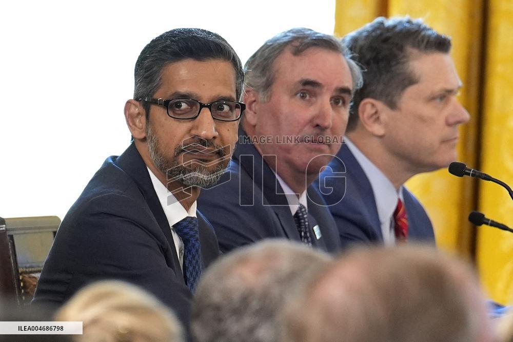 Melania Trump at the AI Task Force meeting - Washington