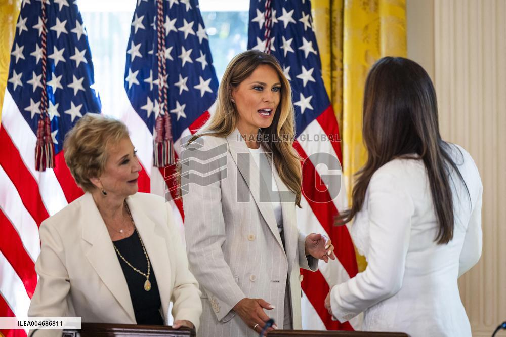 First Lady Melania Trump hosts White House Task Force on AI Education