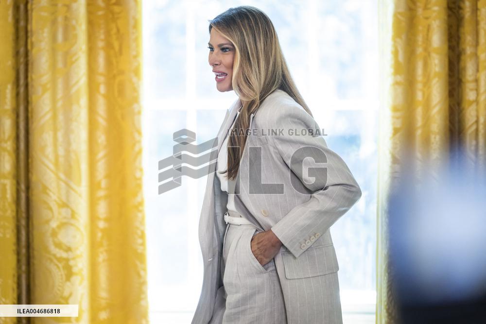 First Lady Melania Trump hosts White House Task Force on AI Education