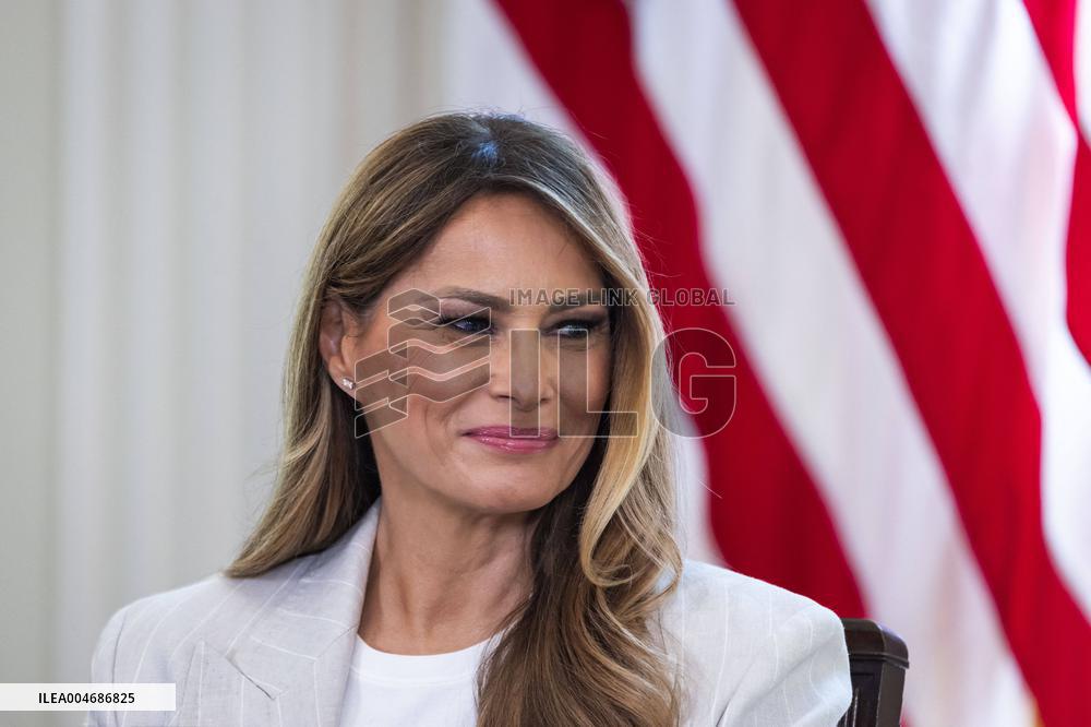 First Lady Melania Trump hosts White House Task Force on AI Education