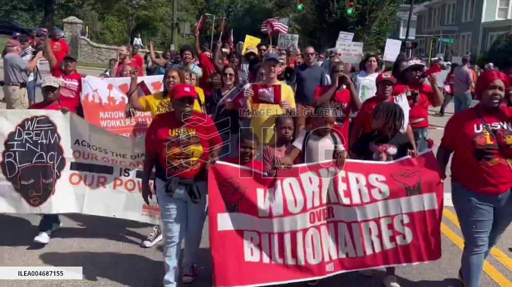 US: Thousands Rally Nationwide on Labor Day Against Trump Administration 3
