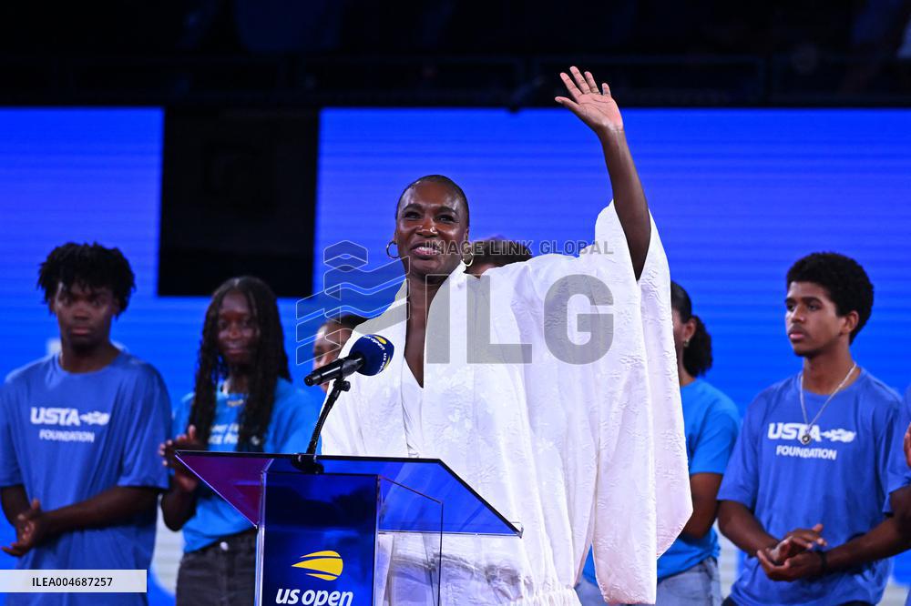 US Open - A Special Ceremony For Venus Williams