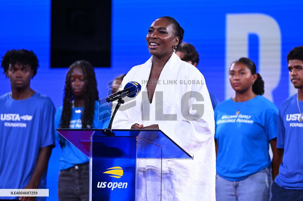 US Open - A Special Ceremony For Venus Williams