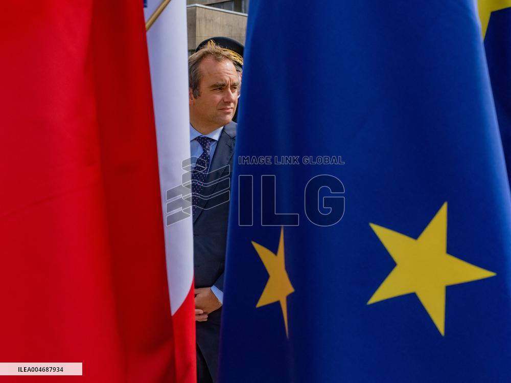 Sébastien Lecornu Inaugurates ASGARD Supercomputer In Suresnes - France