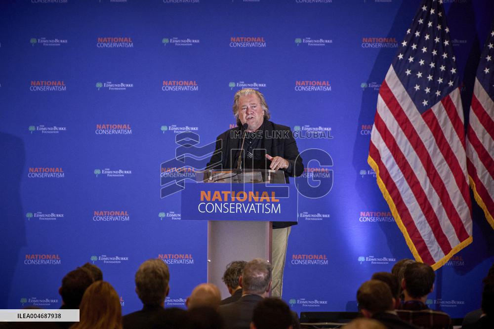 Steve Bannon Speaks at National Conservatism Conference - DC
