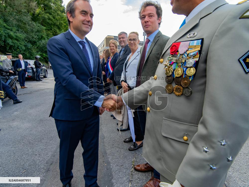 Sébastien Lecornu Inaugurates ASGARD Supercomputer In Suresnes - France