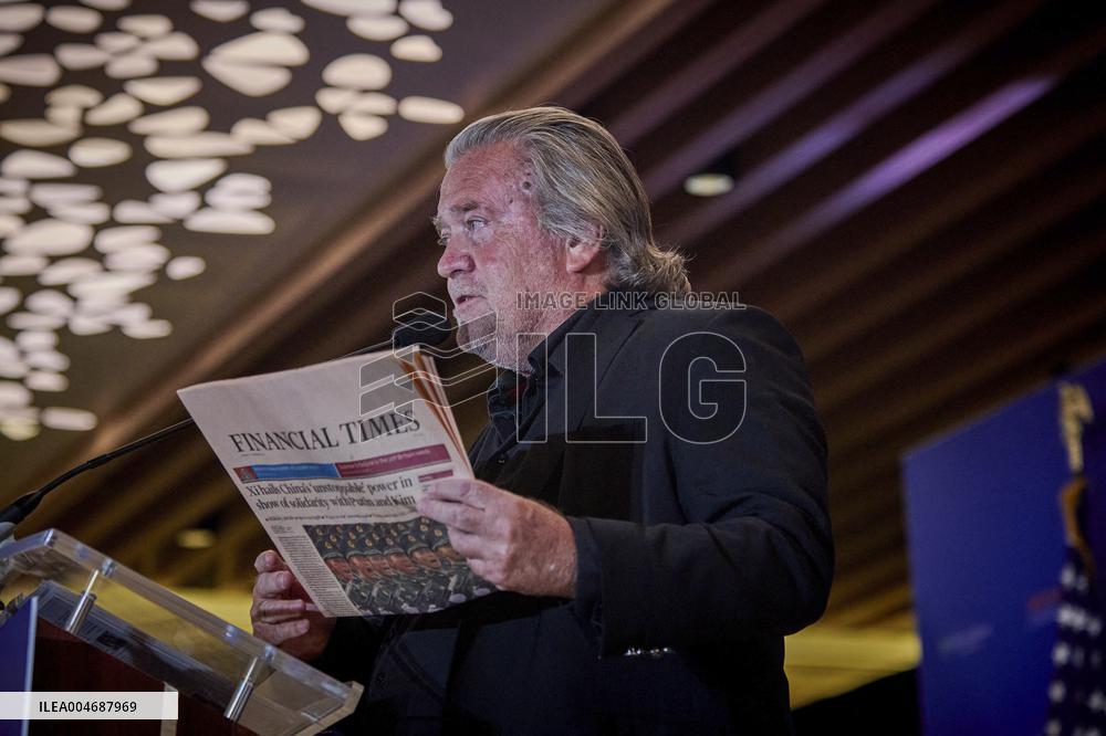 Steve Bannon Speaks at National Conservatism Conference - DC