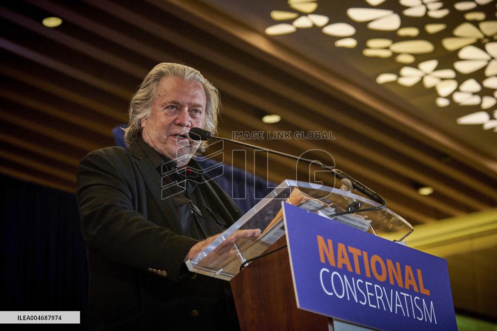 Steve Bannon Speaks at National Conservatism Conference - DC