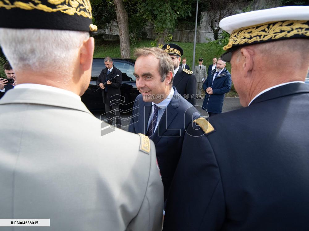 Sébastien Lecornu Inaugurates ASGARD Supercomputer In Suresnes - France