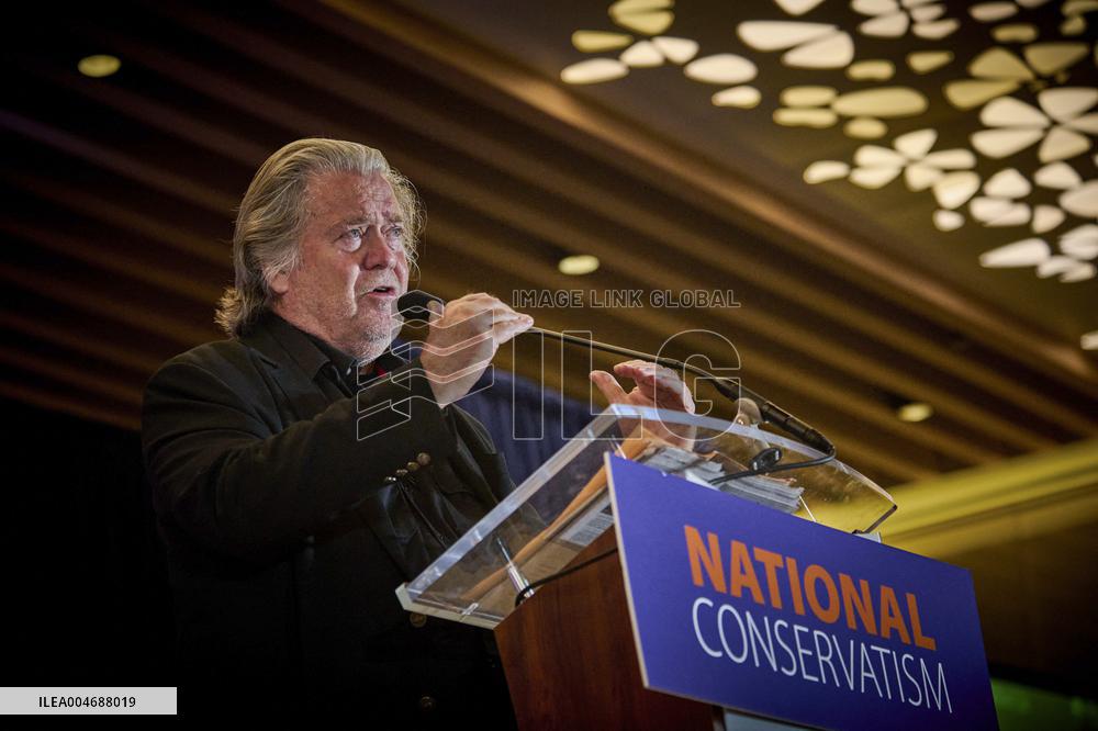 Steve Bannon Speaks at National Conservatism Conference - DC