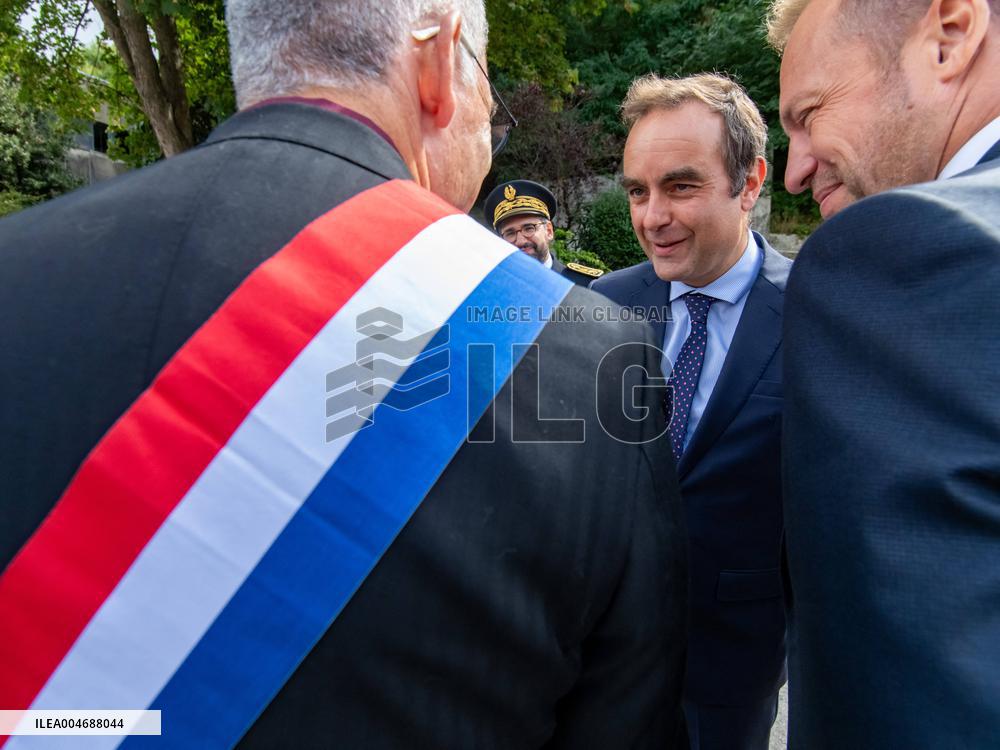 Sébastien Lecornu Inaugurates ASGARD Supercomputer In Suresnes - France