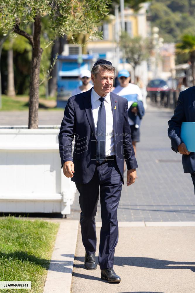 Planting of An Olive Tree in Tribute to Ilan Halimi in Nice - France