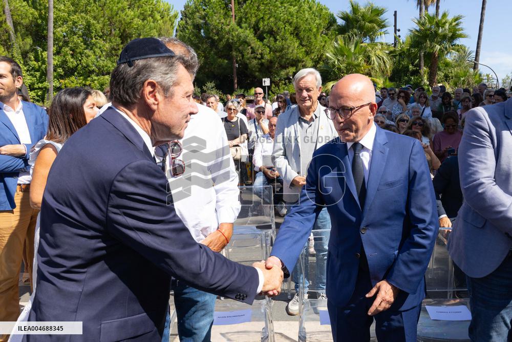 Planting of An Olive Tree in Tribute to Ilan Halimi in Nice - France