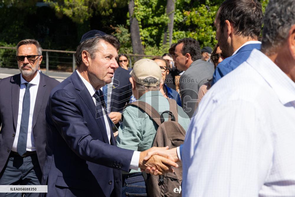 Planting of An Olive Tree in Tribute to Ilan Halimi in Nice - France
