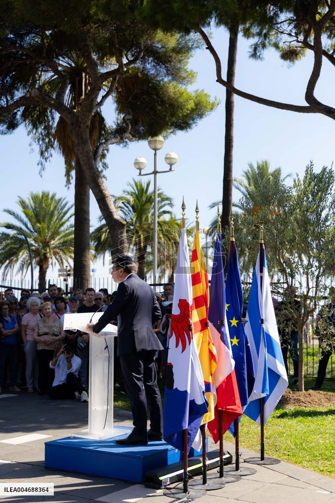 Planting of An Olive Tree in Tribute to Ilan Halimi in Nice - France