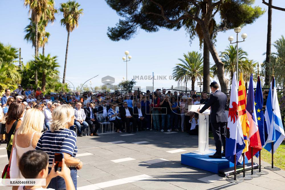 Planting of An Olive Tree in Tribute to Ilan Halimi in Nice - France