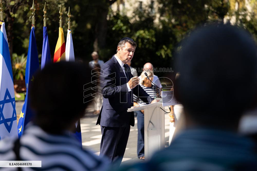 Planting of An Olive Tree in Tribute to Ilan Halimi in Nice - France