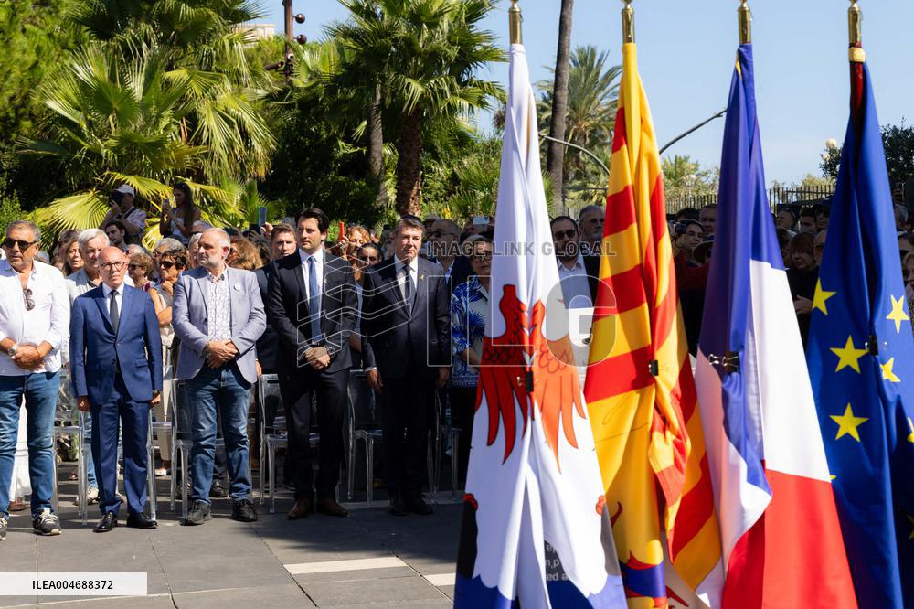 Planting of An Olive Tree in Tribute to Ilan Halimi in Nice - France