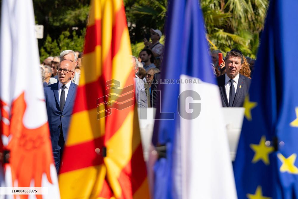 Planting of An Olive Tree in Tribute to Ilan Halimi in Nice - France