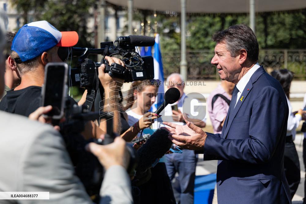 Planting of An Olive Tree in Tribute to Ilan Halimi in Nice - France