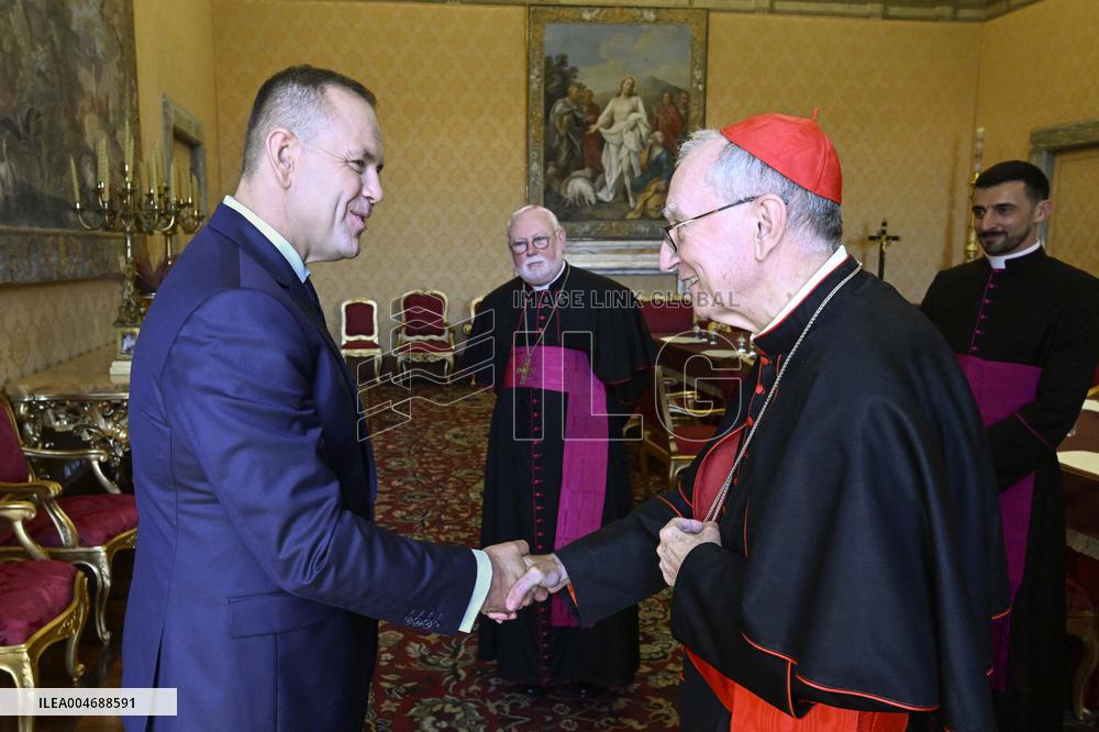 Pope Leo XIV Meets Karol Nawrocki - Vatican