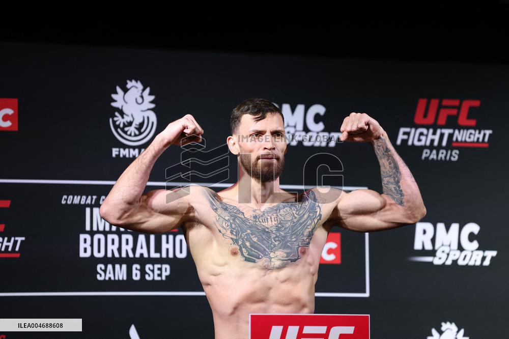 UFC Fight Night Paris official weigh-in