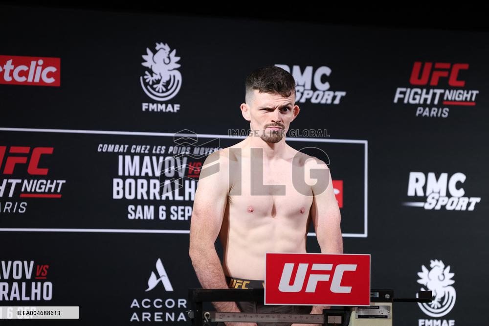 UFC Fight Night Paris official weigh-in