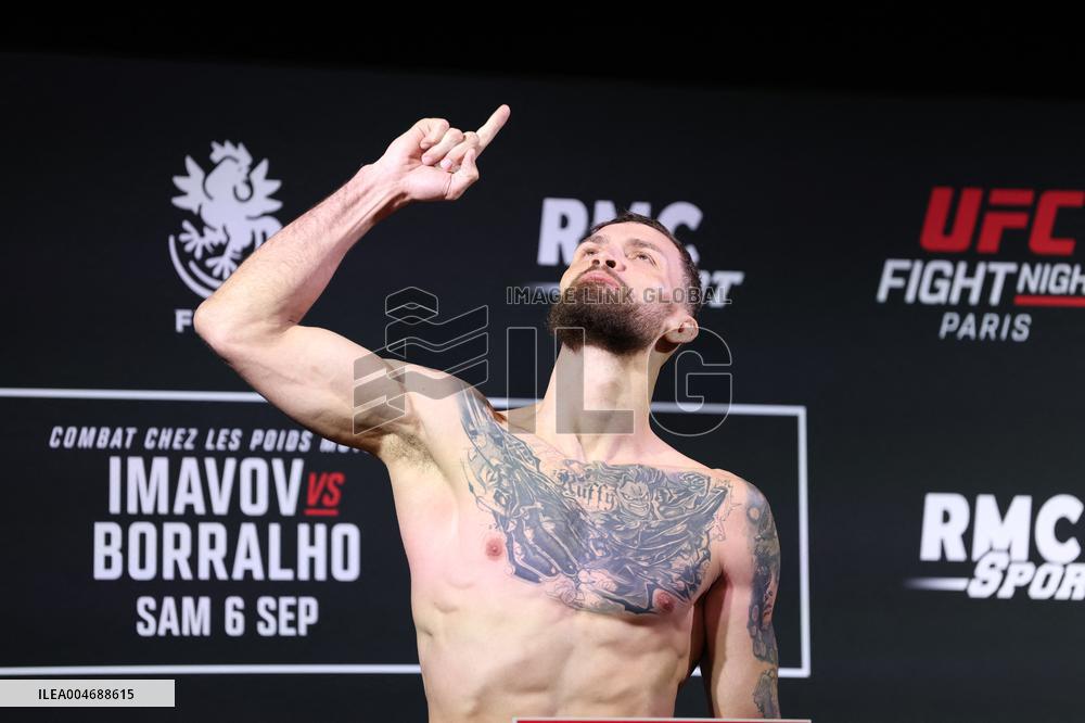 UFC Fight Night Paris official weigh-in