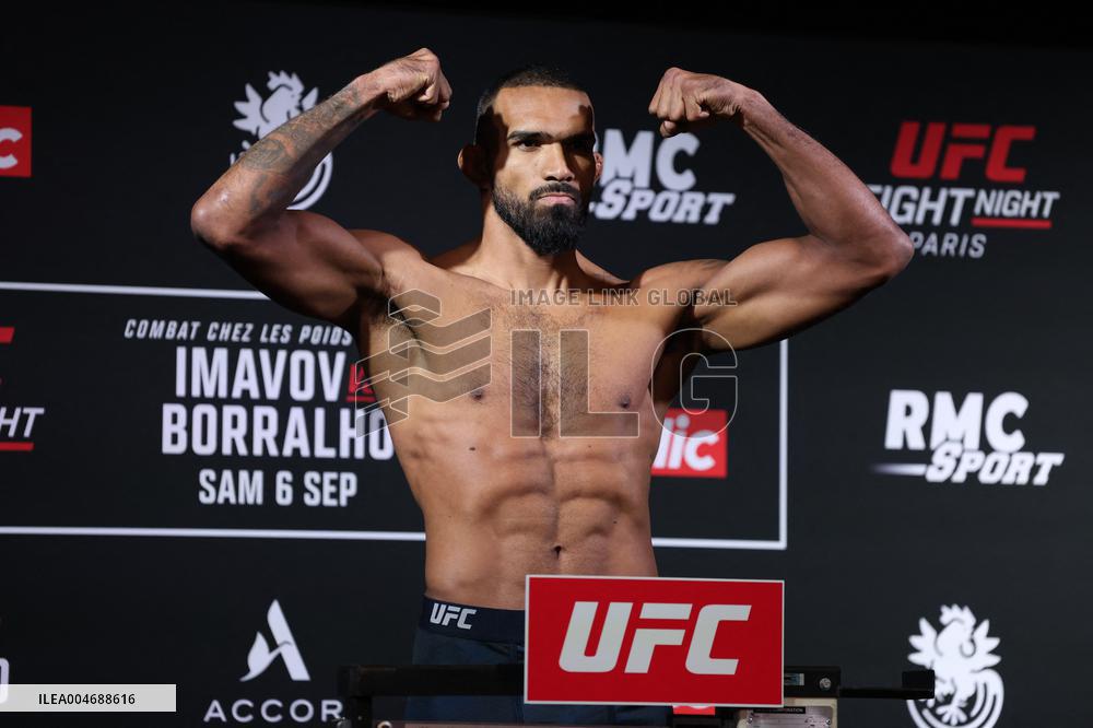 UFC Fight Night Paris official weigh-in