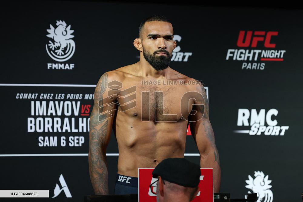 UFC Fight Night Paris official weigh-in