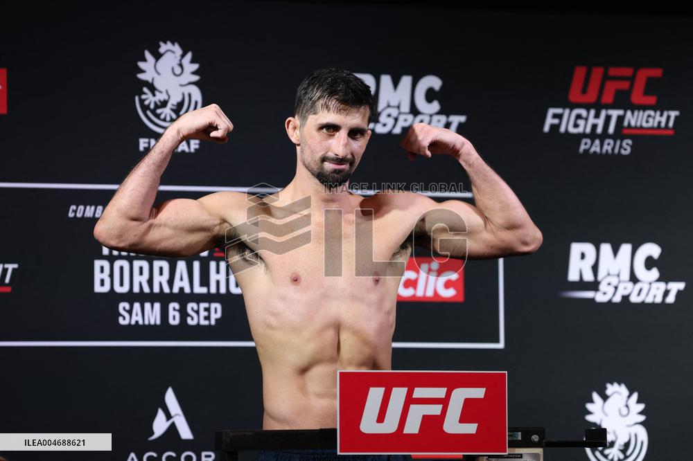 UFC Fight Night Paris official weigh-in