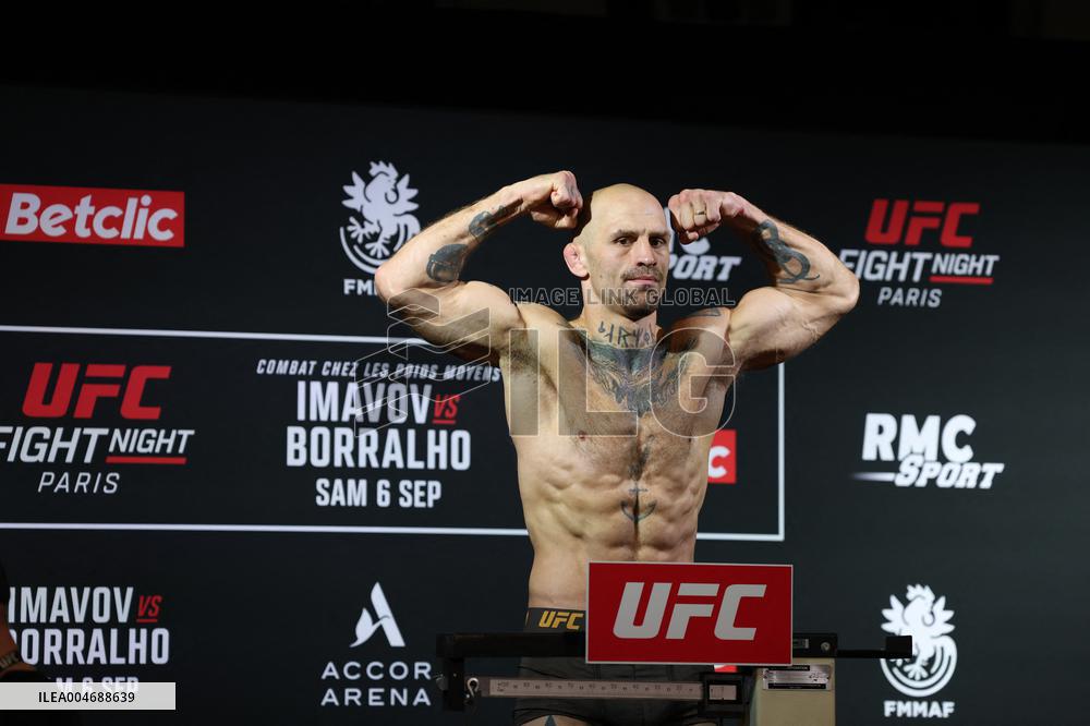 UFC Fight Night Paris official weigh-in