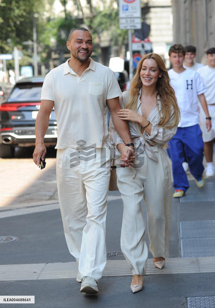 Jesse Williams Was Spotted with His New Girlfriend - Milan