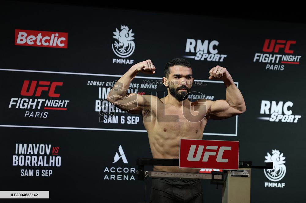 UFC Fight Night Paris official weigh-in
