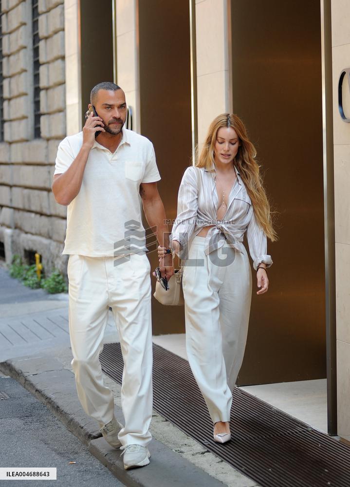 Jesse Williams Was Spotted with His New Girlfriend - Milan