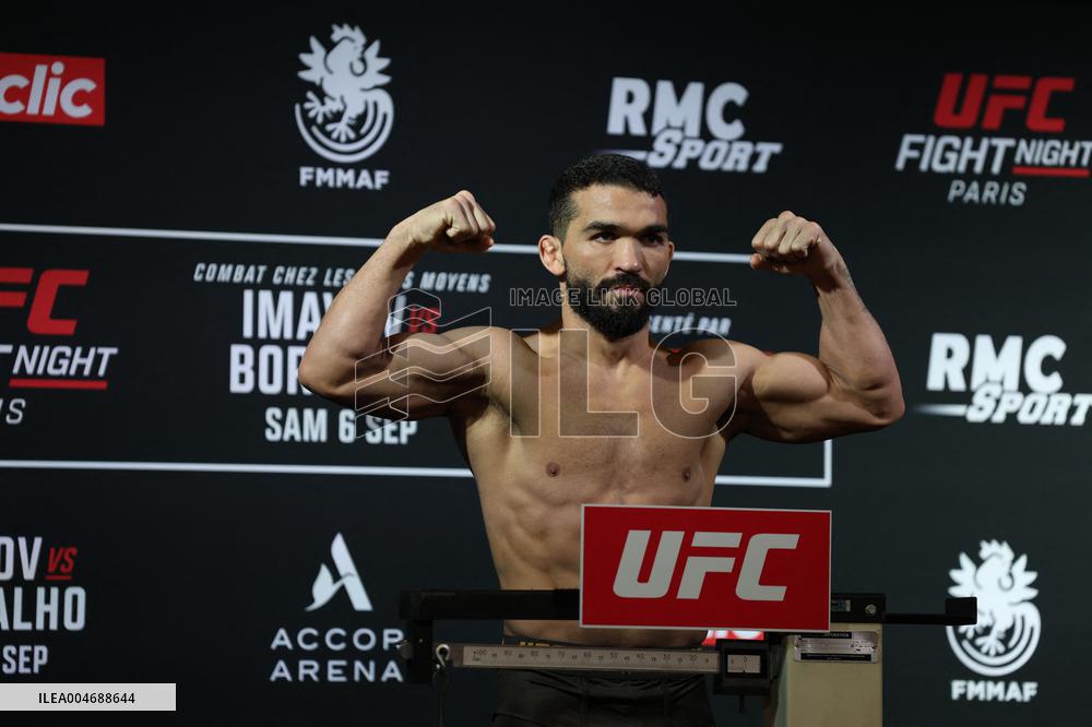 UFC Fight Night Paris official weigh-in